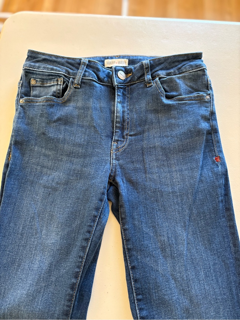 Warp + Weft Women's Dark Blue PDX Portland Bootcut Piedmont Jeans NWOT